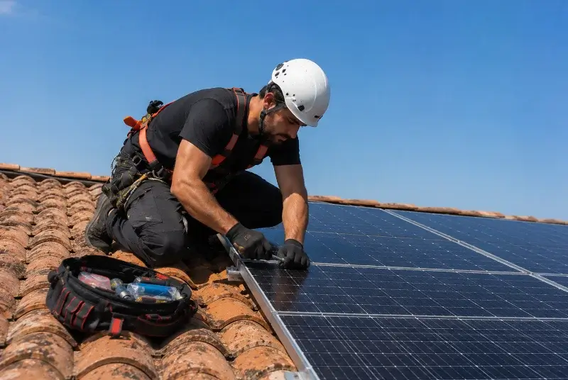 Maintenance et monitoring de panneaux solaires à Saint-Vivien-de-Médoc